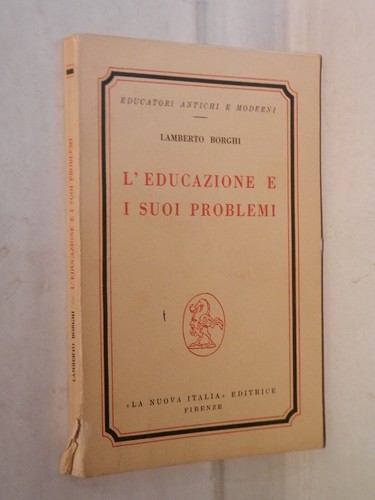 Educatore suoi problemi - i,