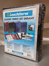 Cartella/Raccoglitore/Album LEUCHTTURM CLASSIC VARIO GIGANT + Custodia verde