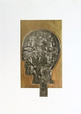 MIMMO PALADINO 50x35 incisione