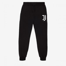 Juventus Pantaloni Neri con Logo Bianco Cotone Stagione 2020/21 Uomo