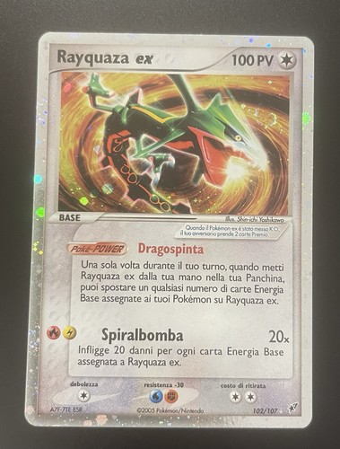 Rayquaza deoxys ita exc - ex,