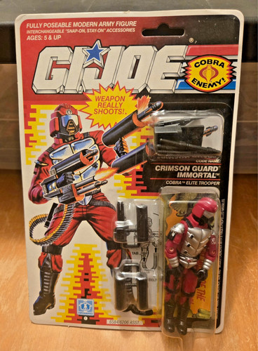 Hasbro joe cobra crimson - hasbro,