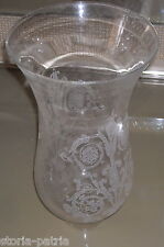 LAMPADE_LAMPADARI_BELLISSIMA COPPA IN VETRO_ARTISTICI MOTIVI DECORATIVI_UTILE