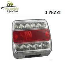 Fanale posteriore quadrato - , a