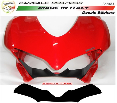 Adesivo sotto faro moto - sotto,
