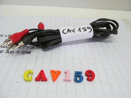 Cavo cav159 rca - maschi, rosso