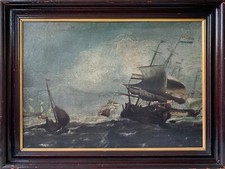 Dipinto Marittimo Velieri In