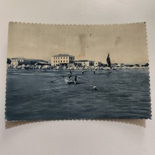 BELLARIA HOTEL MIRAMARE CARTOLINA GRANDE VINTAGE VIAGGIATA