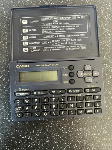 Casio diario digitale 2000 - digitale, sf-2000