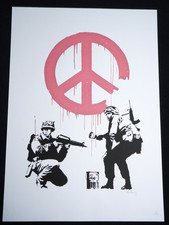 Banksy litografia 50x70 cm