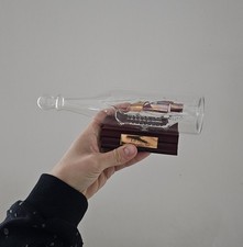 Nave In Bottiglia "La Niña" Con Supporto In Legno