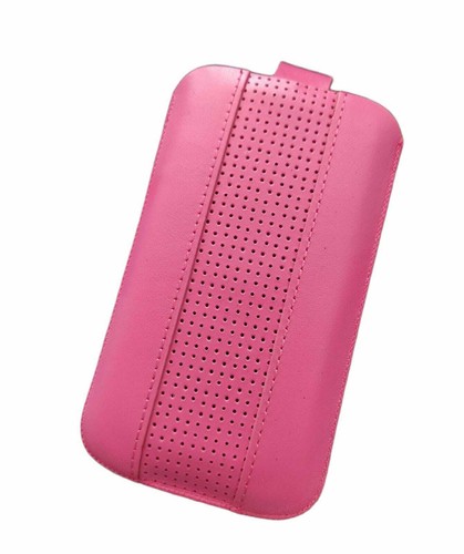 Custodia indigo pelle - indigo, rosa