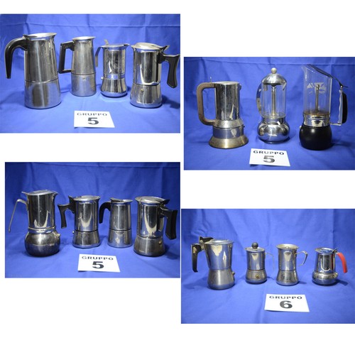 Lotto caffettiere vintage - lotto, 15