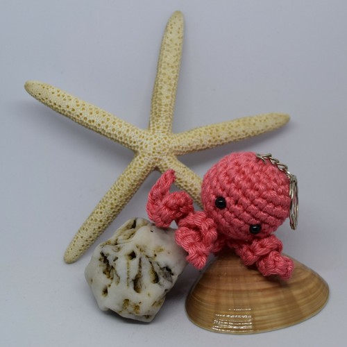 Portachiavi amigurumi forma - , di