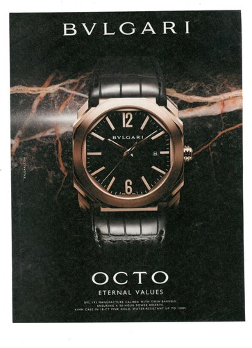 Bulgari pubblicità orologio - bulgari,