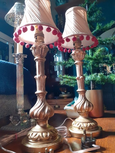 Coppia lampade vintage anni - di,