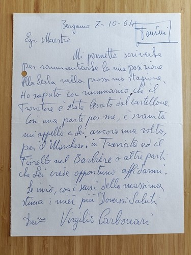 Carbonari virgilio lettera - carbonari,, virgilio.