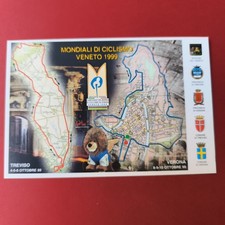 MONDIALI DI CICLISMO VENETO 1999 TREVISO CARTOLINA PUBBLICITARIA A COLORI