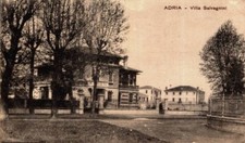 Rovigo Adria Villa Salvagnini, piega angolo F. piccolo  spedita