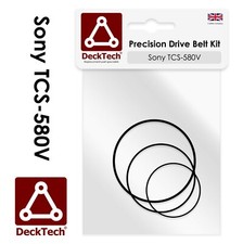 DeckTech™ Cintura di ricambio per Sony Walkman TCS-580V TCS580V Cinture di trasmissione in gomma