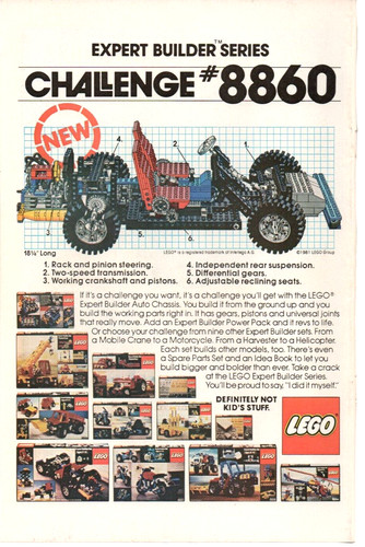 Lego toys 1981 stampa art - ad,