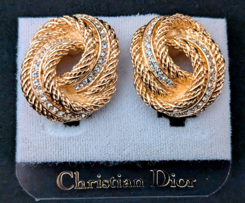 Orecchini vintage christian - orecchini,