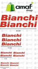 ADESIVI BIANCHI Per Bici Decalcomania Decorativa LOGO BICICLETTA BIANCHI