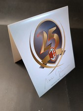 cartoncino AC MILAN 25 firma