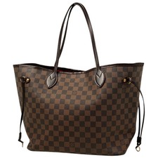 Louis Vuitton Neverfull MM Borsa a tracolla Shopping Tote Bag Damier Marrone N5110...