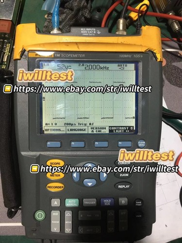 Oscilloscopio fluke 196 - fluke,