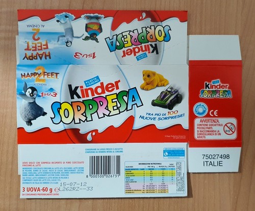 Kinder ferrero italia tri pack - kinder,