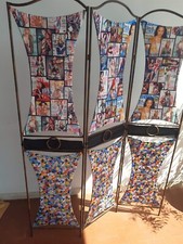 separe paravento 3 Ante in acciaio 180 x 120