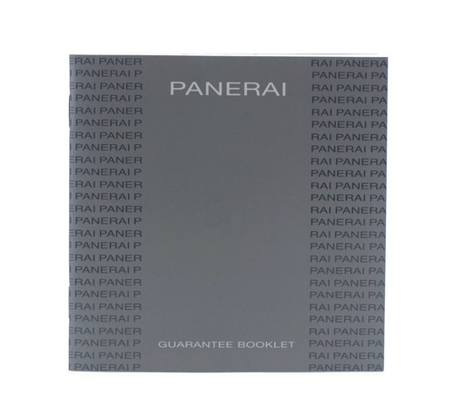 Libretto garanzia panerai - garanzia,