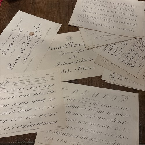 Prove calligrafia schede - calligrafia,