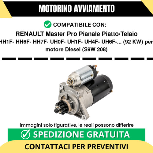 Motorino avviamento renault - motorino,