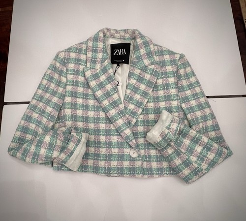 Blazer zara testurizzato - zara, tweed