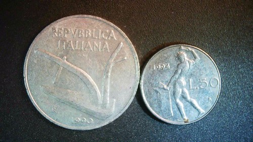 Italy lire 1990 50 - ,