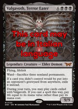MTG VALGAVOTH, TERROR EATER