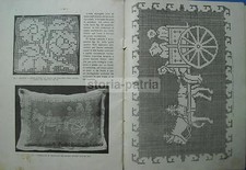 SARDEGNA_SICILIA_RICAMI_PIZZI_TESSUTI_SFILATI SARDI E SICILIANI_FOLKLORE_D'EPOCA