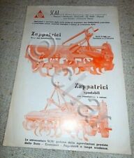 Brochure Macchine agricole - Zappatrici SCAI 1960 ca