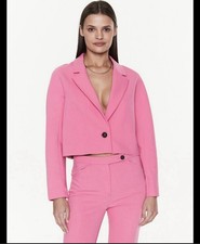Tuta blazer e pantaloni rosa