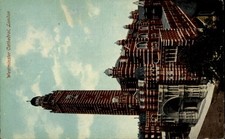 Cartolina Westminster London City, Cattedrale di Westminster, bizantina... - 4863657