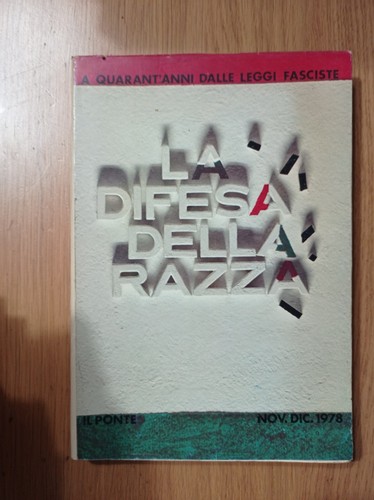 Difesa della razza - la,