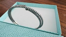 Bracciale lungo Pierre FABULOUS tennis argento ru zirconi come nuovo imballo originale