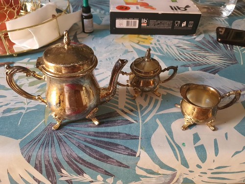 Set vintage teiera - teiera, lattiera