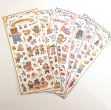 Confezione 6 fogli adesivi MINDWAVE Merry Friends Planner (set completo completo)