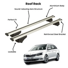 2 Pcs Silver Cross Bars for