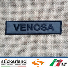 Toppa Patch NOME personalizzato ricamato - SOFTAIR - Toppe con velcro 12 x 3 cm