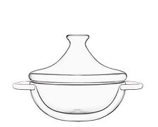 Tajine con Coperchio in Vetro Thermic Glass 18,5 cl Luigi Bormioli