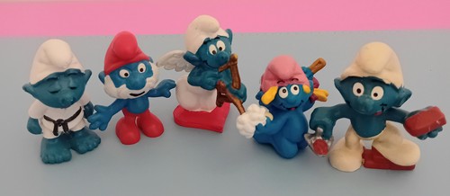 Lotto puffi schleich - di, 5